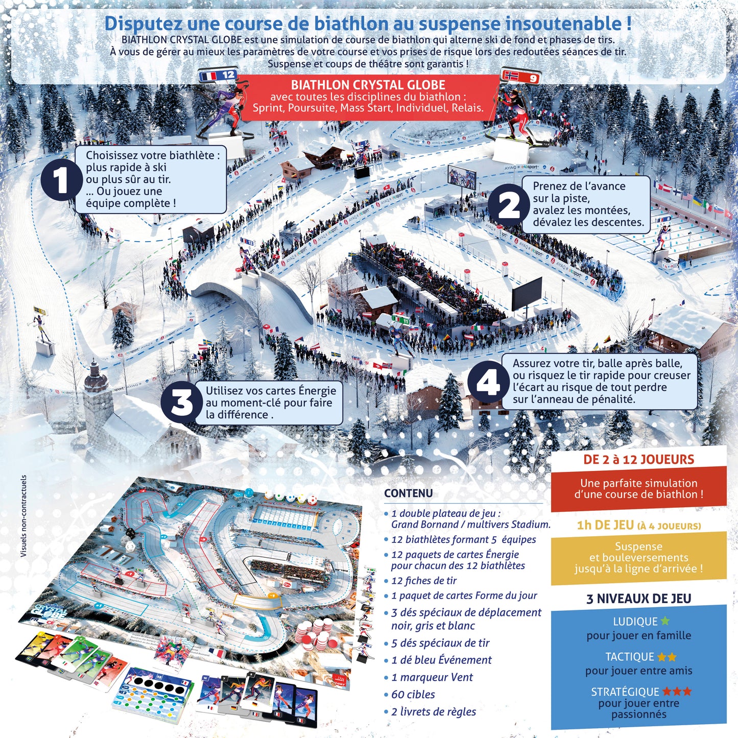 Jeu Biathlon Crystal Globe - édition Annecy Le Grand Bornand