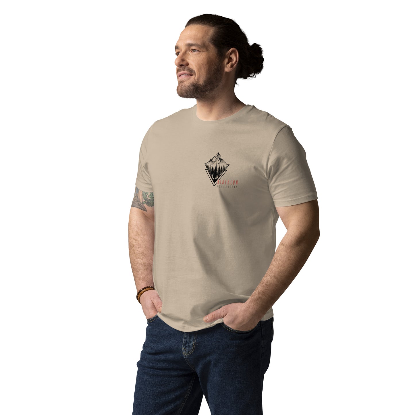 T-shirt Biathlon Adrenaline en coton bio