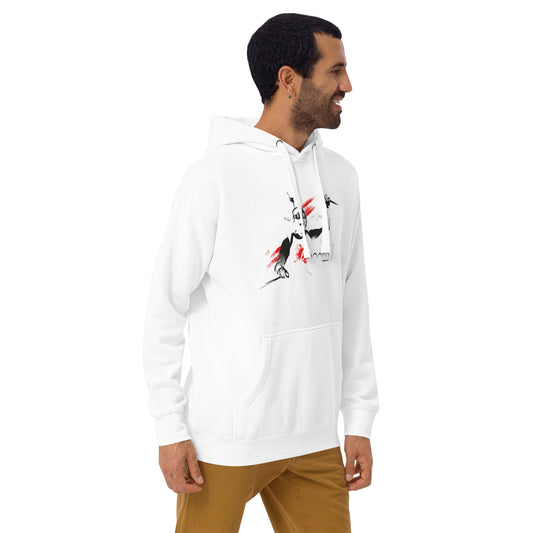 Sweat à Capuche Illustration victoire biathlète masculin
