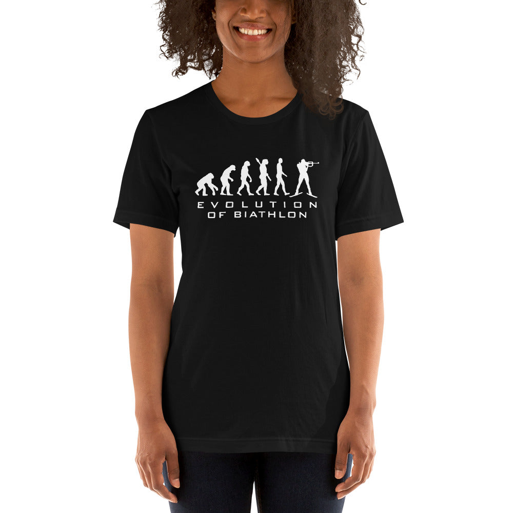T-shirt Evolution Of Biathlon