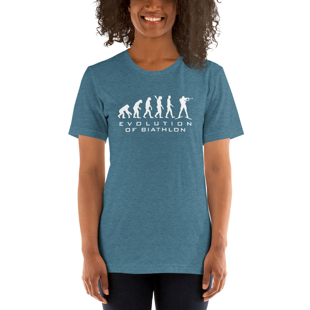 T-shirt Evolution Of Biathlon