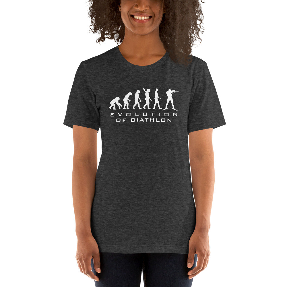 T-shirt Evolution Of Biathlon