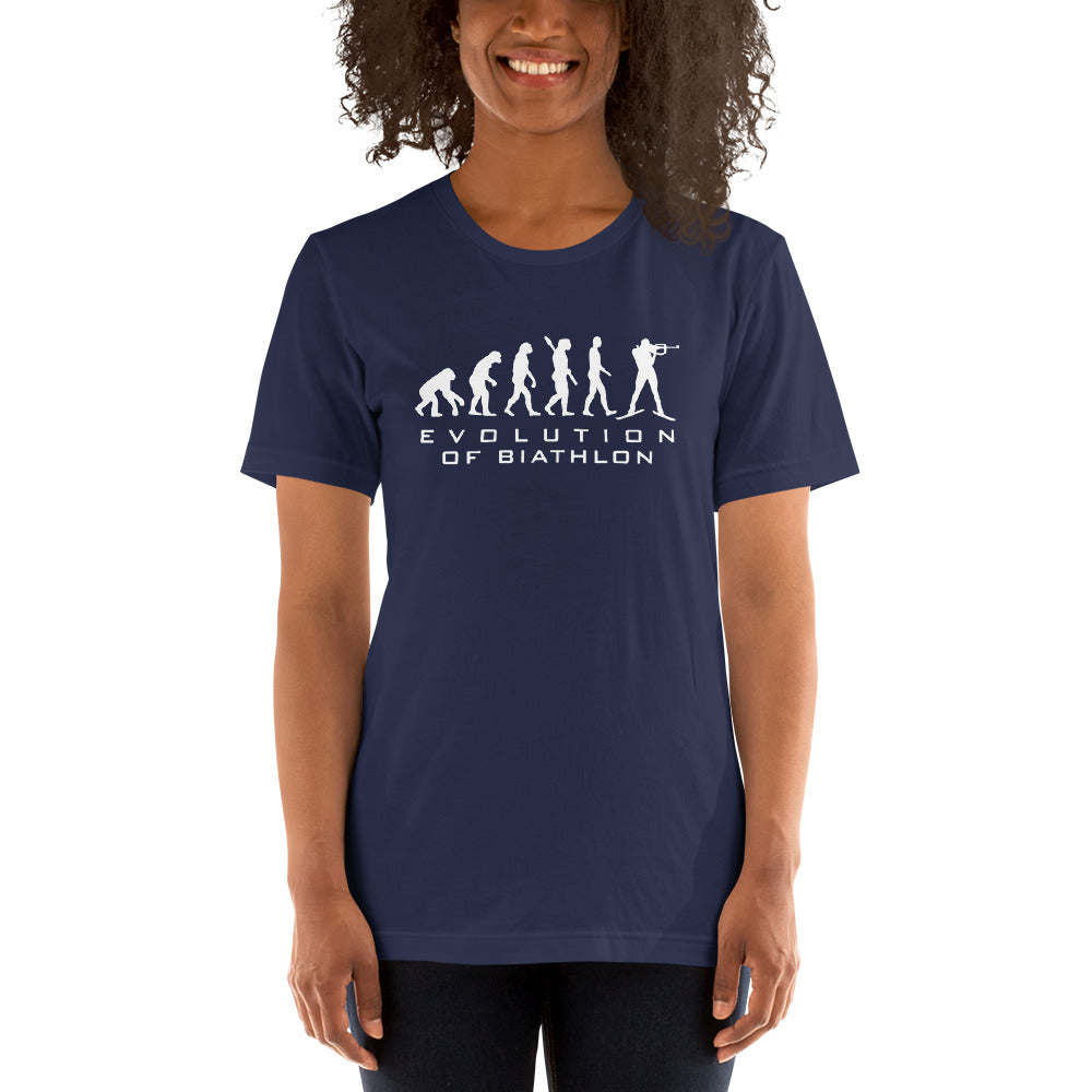 T-shirt Evolution Of Biathlon