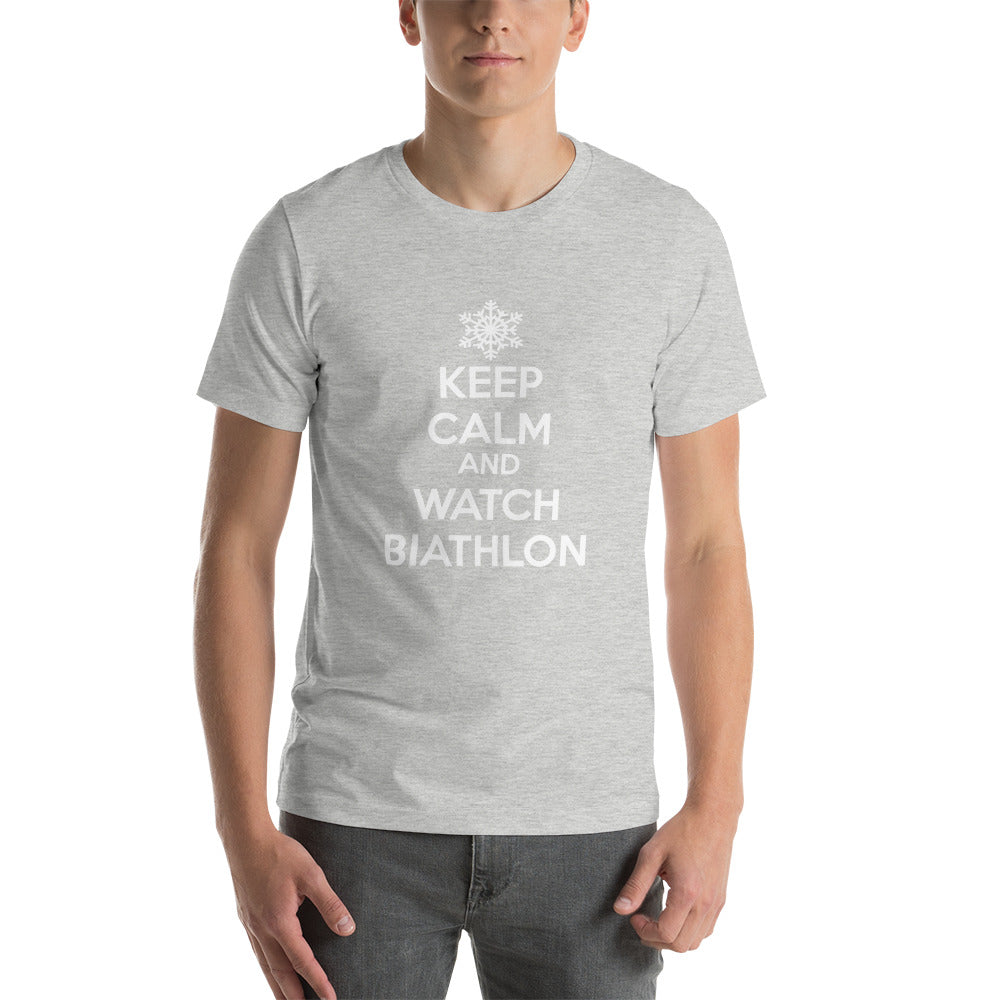 T-shirt Keep Calm And Watch Biathlon
