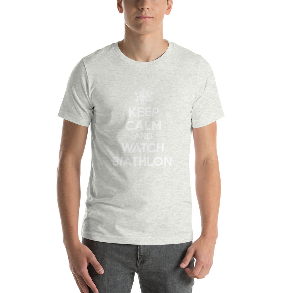 T-shirt Keep Calm And Watch Biathlon