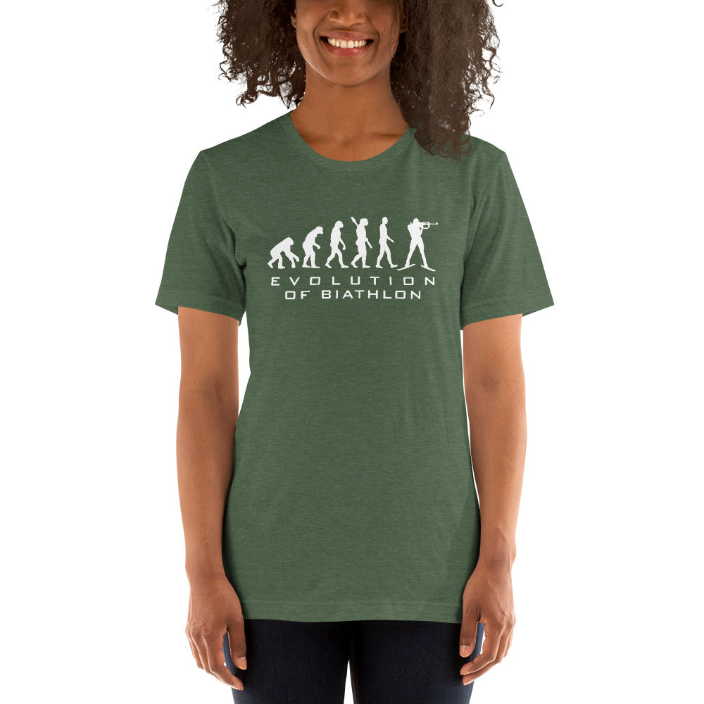 T-shirt Evolution Of Biathlon