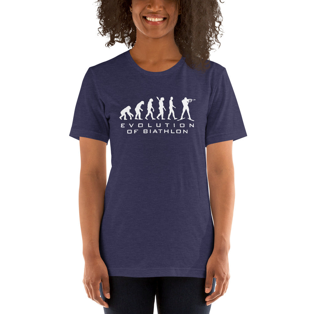 T-shirt Evolution Of Biathlon
