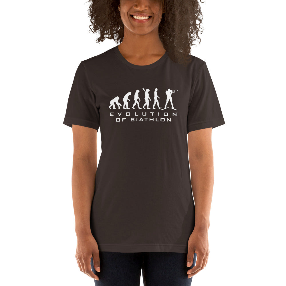 T-shirt Evolution Of Biathlon