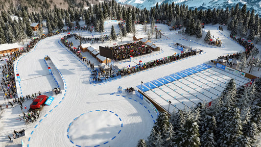 Plateau double-pistes Annecy Le Grand-Bornand + Multivers Stadium (Extension Biathlon Crystal Globe)