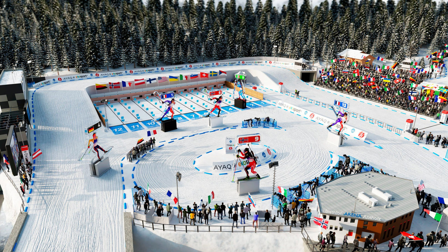 Plateau double-pistes Antholz-Anterselva + Multivers Stadium (Extension Biathlon Crystal Globe)