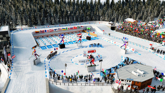 Plateau double-pistes Antholz-Anterselva + Multivers Stadium (Extension Biathlon Crystal Globe)