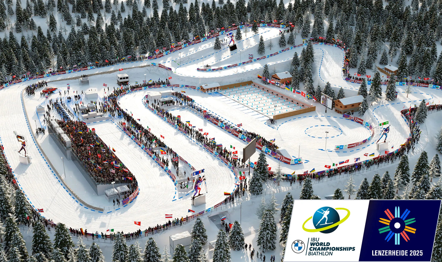 Plateau double-pistes Lenzerheide + Multivers Stadium (Extension Biathlon Crystal Globe)
