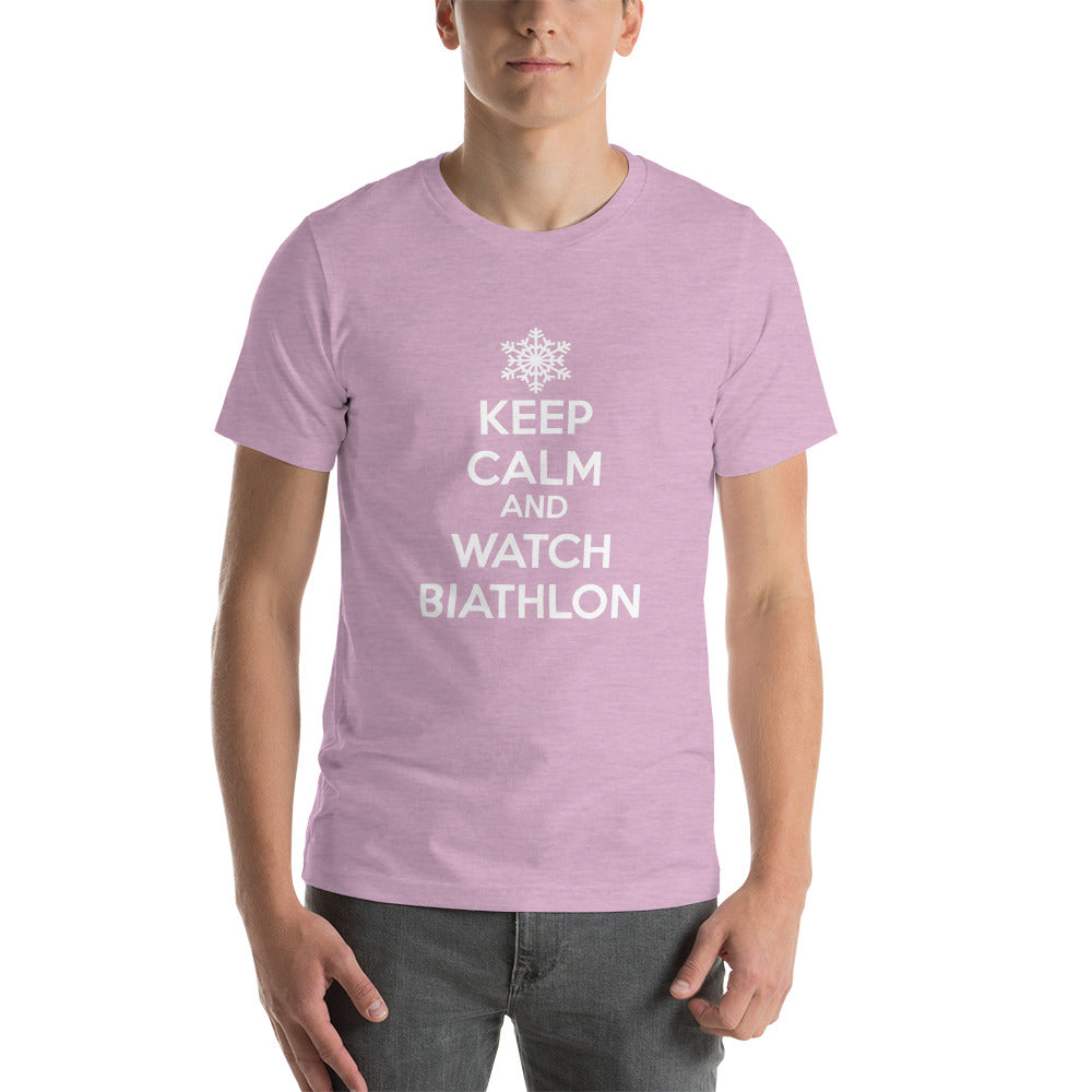T-shirt Keep Calm And Watch Biathlon