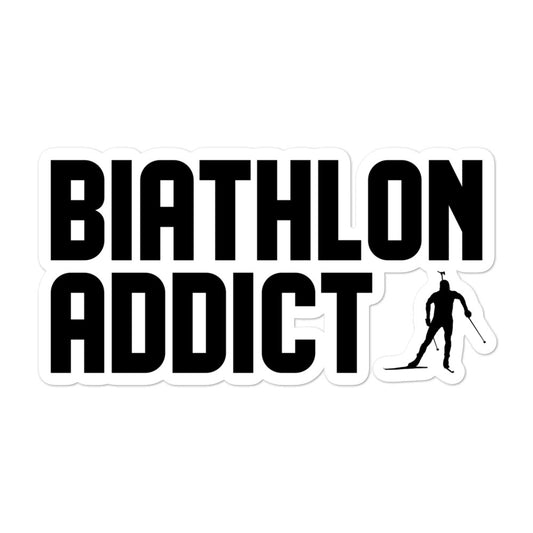 Sticker Biathlon Addict